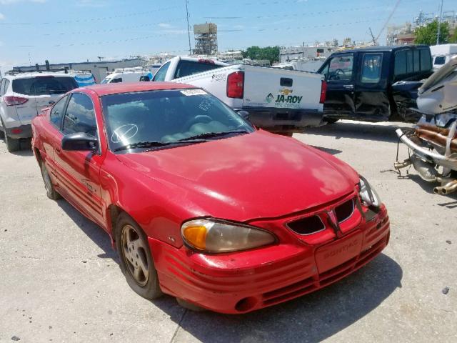 1G2NF12EXYM873525 - 2000 PONTIAC GRAND AM S RED photo 1