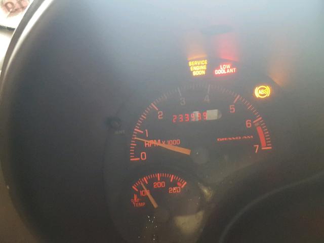 1G2NF12EXYM873525 - 2000 PONTIAC GRAND AM S RED photo 8