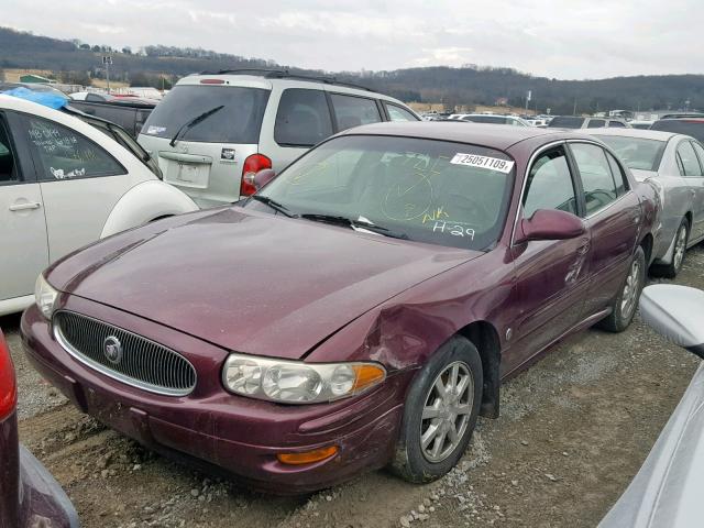 1G4HP52K044177376 - 2004 BUICK LESABRE CU MAROON photo 2