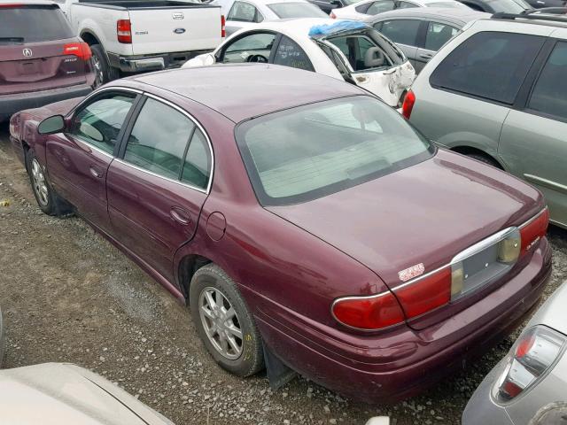 1G4HP52K044177376 - 2004 BUICK LESABRE CU MAROON photo 3