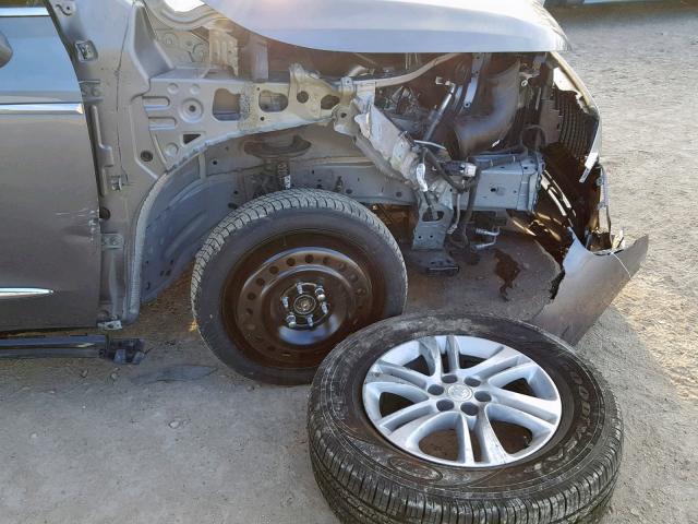 5GAERBKW8JJ229497 - 2018 BUICK ENCLAVE ES SILVER photo 9