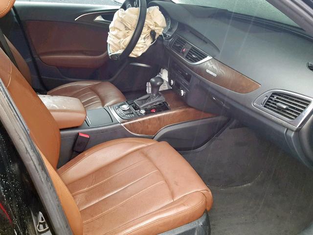 WAUJGAFC3DN054342 - 2013 AUDI A6 PRESTIG BLACK photo 5