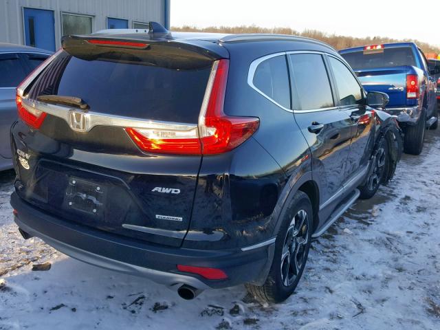 7FARW2H99JE002597 - 2018 HONDA CR-V TOURI BLACK photo 4