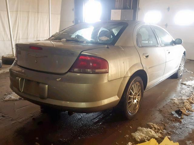 1C3EL46R64N105018 - 2004 CHRYSLER SEBRING LX SILVER photo 4