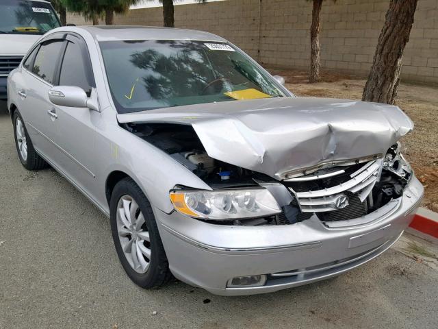 KMHFC46F38A273231 - 2008 HYUNDAI AZERA SE SILVER photo 1