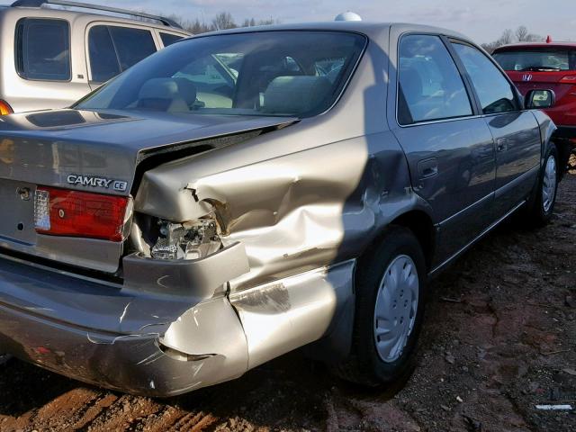 4T1BG22K61U119949 - 2001 TOYOTA CAMRY CE TAN photo 9