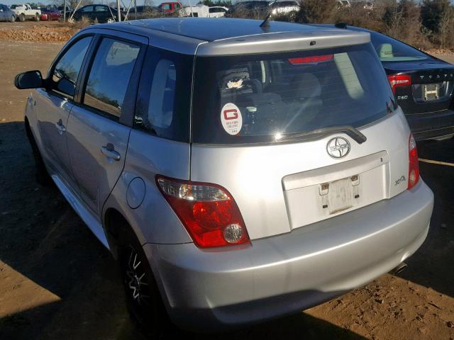 JTKKT624260160871 - 2006 TOYOTA SCION XA SILVER photo 3