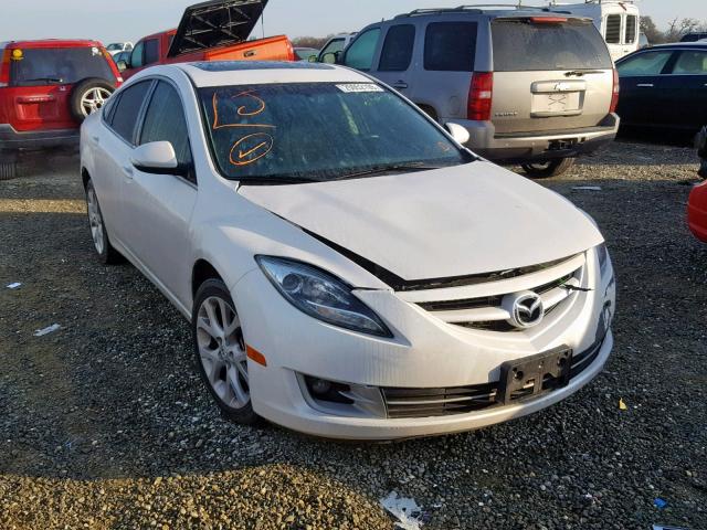 1YVHZ8EH8D5M06522 - 2013 MAZDA 6 TOURING WHITE photo 1