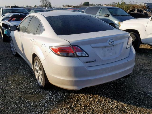 1YVHZ8EH8D5M06522 - 2013 MAZDA 6 TOURING WHITE photo 3