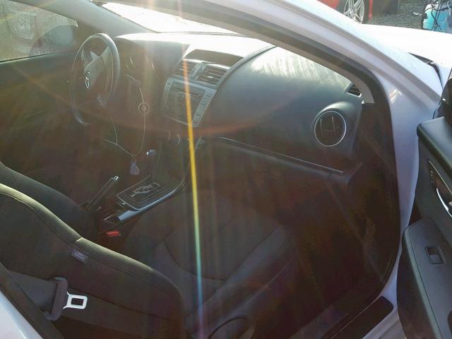 1YVHZ8EH8D5M06522 - 2013 MAZDA 6 TOURING WHITE photo 5