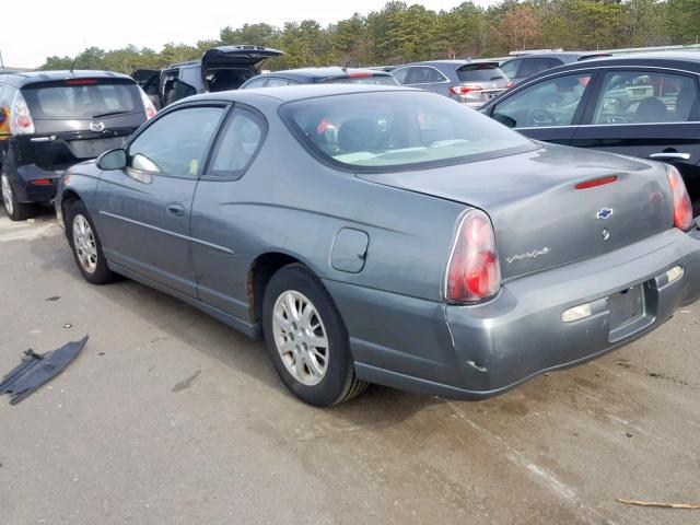 2G1WW12E749252372 - 2004 CHEVROLET MONTE CARL 灰色 照片 3