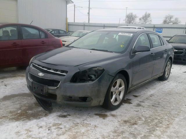 1G1ZJ57B69F158760 - 2009 CHEVROLET MALIBU 2LT GRAY photo 2