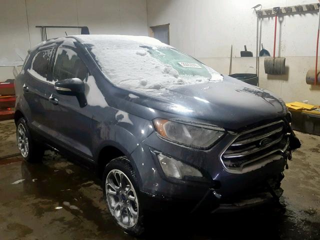 MAJ6P1WL6JC182919 - 2018 FORD ECOSPORT T GRAY photo 1