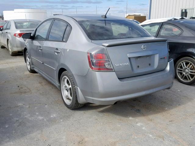 3N1AB61E77L645854 - 2007 NISSAN SENTRA 2.0 GRAY photo 3