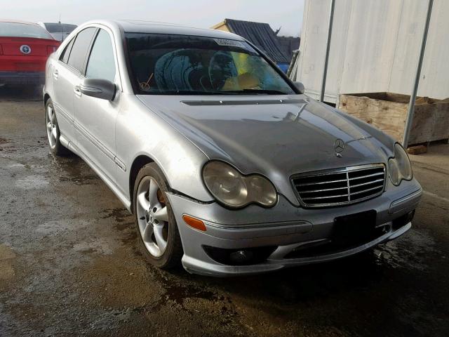 WDBRF52H46A857932 - 2006 MERCEDES-BENZ C GENERATI SILVER photo 1