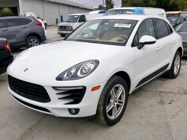 WP1AB2A50HLB12343 - 2017 PORSCHE MACAN S WHITE photo 2