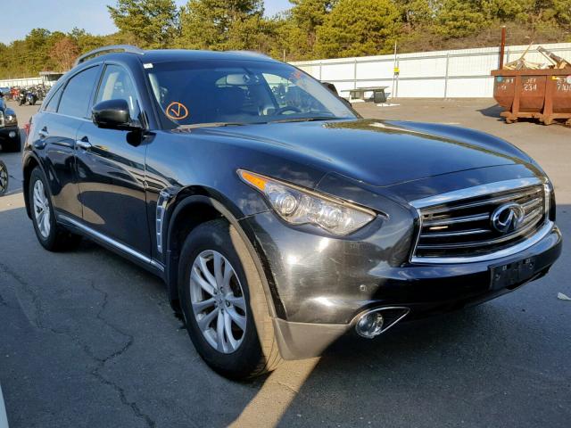 JN8AS1MW6CM156385 - 2012 INFINITI FX35 BLACK photo 1