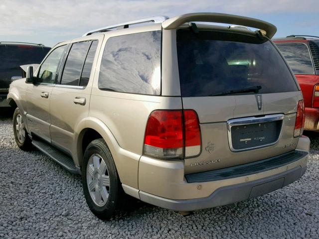 5LMEU68H64ZJ47327 - 2004 LINCOLN AVIATOR 金色 照片 3