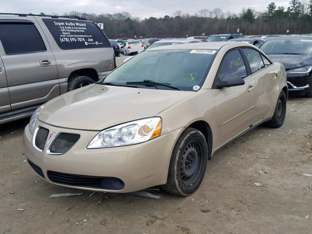 1G2ZF55B564205879 - 2006 PONTIAC G6 SE TAN photo 2