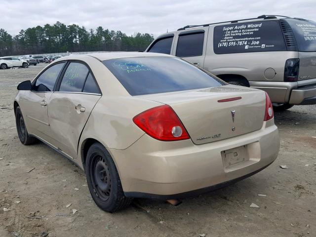 1G2ZF55B564205879 - 2006 PONTIAC G6 SE TAN photo 3