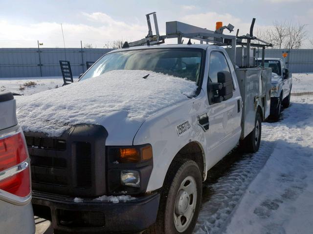 1FDSF30578EC15759 - 2008 FORD F350 SRW S WHITE photo 2