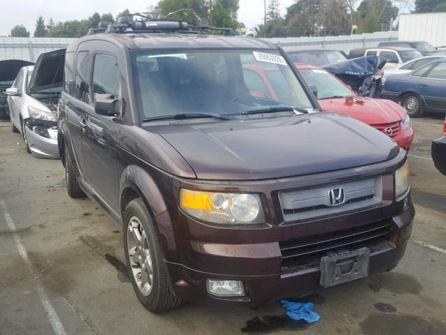 5J6YH18957L014970 - 2007 HONDA ELEMENT SC MAROON photo 1