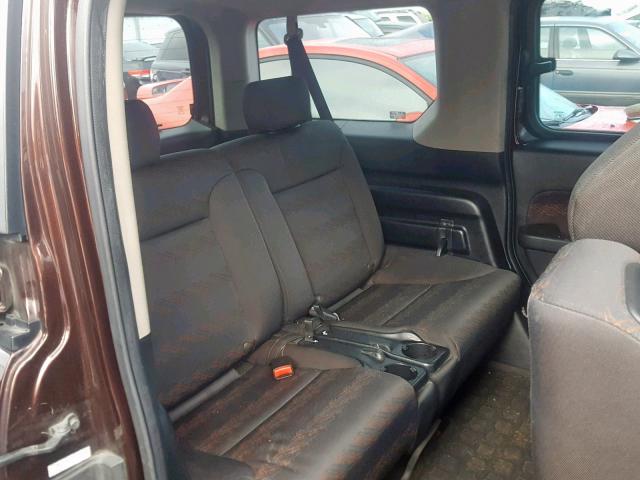 5J6YH18957L014970 - 2007 HONDA ELEMENT SC MAROON photo 6