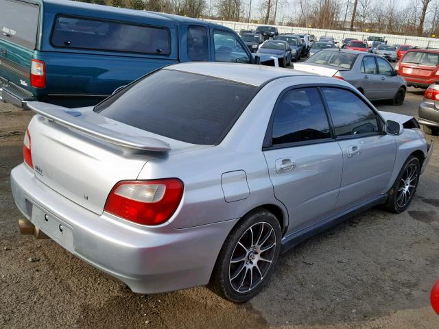 JF1GD29653G509699 - 2003 SUBARU IMPREZA WR GRAY photo 4