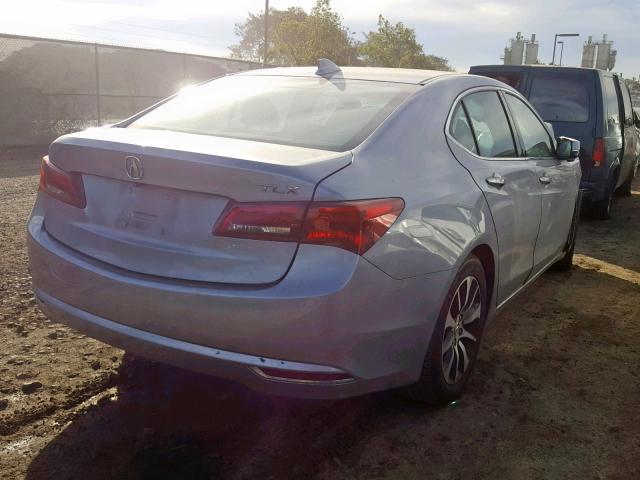 19UUB1F32FA011668 - 2015 ACURA TLX GRAY photo 4