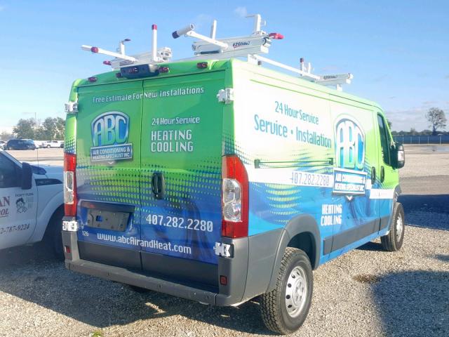 3C6TRVAG2JE107658 - 2018 RAM PROMASTER 绿色 照片 4