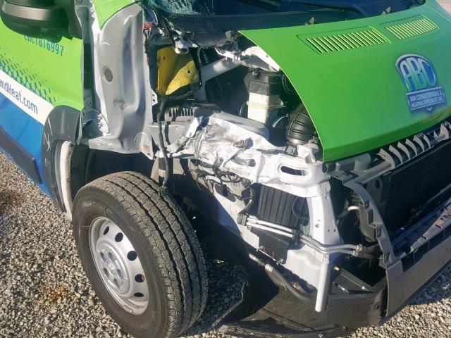 3C6TRVAG2JE107658 - 2018 RAM PROMASTER 绿色 照片 9