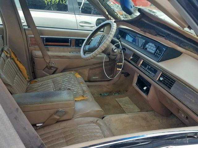 1G3CW54C3K1338972 - 1989 OLDSMOBILE 98 REGENCY GOLD photo 5