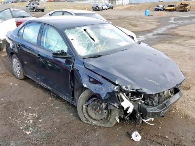 3VW2K7AJ5FM277331 - 2015 VOLKSWAGEN JETTA BASE BLACK photo 1