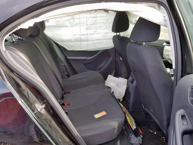 3VW2K7AJ5FM277331 - 2015 VOLKSWAGEN JETTA BASE BLACK photo 6