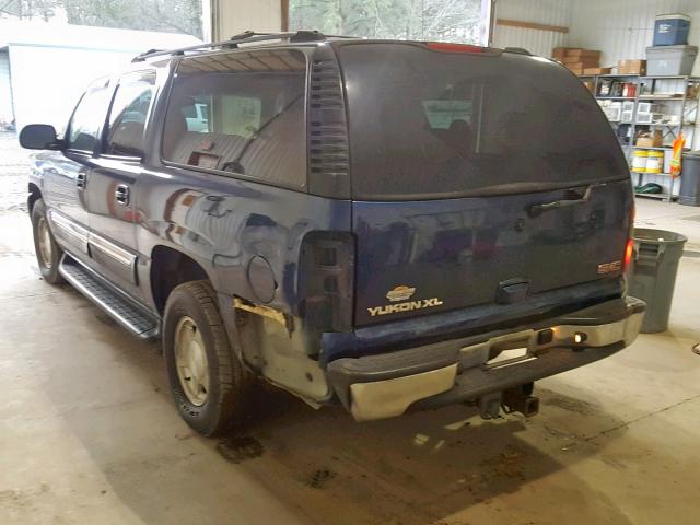 1GKFK16Z13J210478 - 2003 GMC YUKON XL K BLUE photo 3