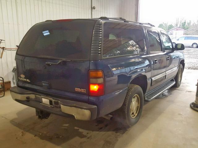 1GKFK16Z13J210478 - 2003 GMC YUKON XL K BLUE photo 4