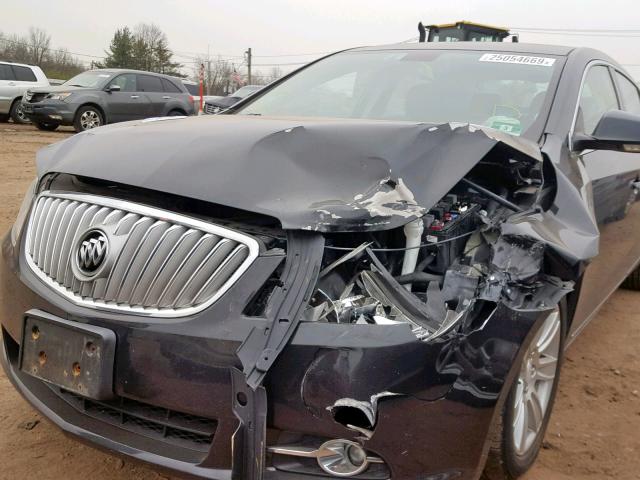 1G4GC5E38CF296467 - 2012 BUICK LACROSSE BLACK photo 9