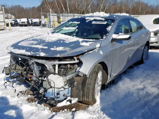 1G1ZF5SU0JF152404 - 2018 CHEVROLET MALIBU HYB SILVER photo 2