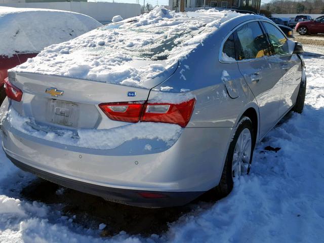 1G1ZF5SU0JF152404 - 2018 CHEVROLET MALIBU HYB SILVER photo 4