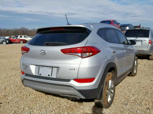 KM8J33A24HU408675 - 2017 HYUNDAI TUCSON LIM SILVER photo 4