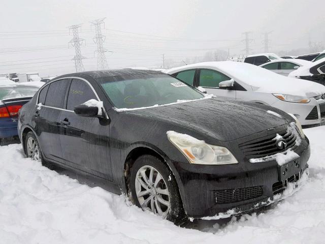 JNKCV61F89M354423 - 2009 INFINITI G37 BLACK photo 1