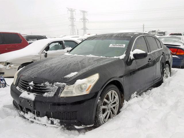 JNKCV61F89M354423 - 2009 INFINITI G37 BLACK photo 2