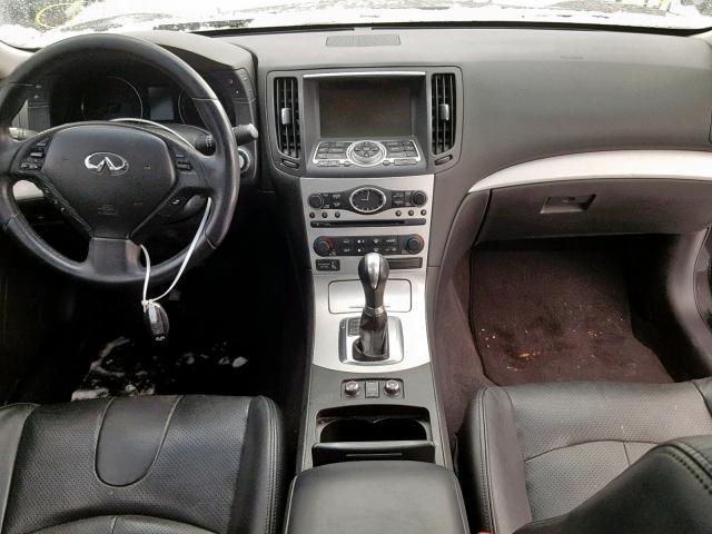 JNKCV61F89M354423 - 2009 INFINITI G37 BLACK photo 9