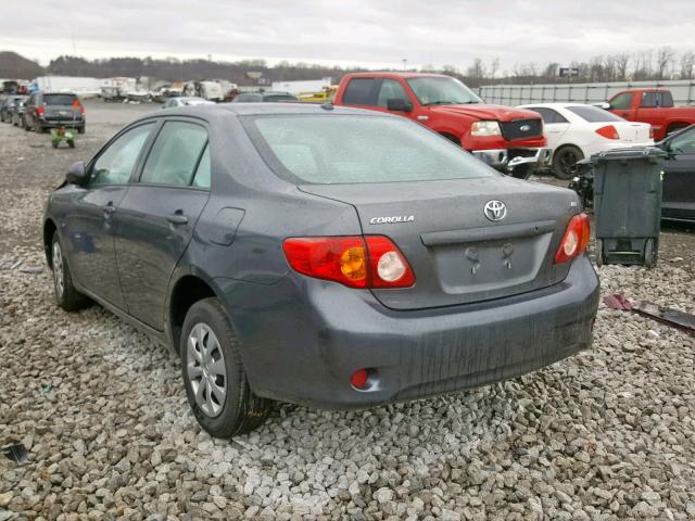 2T1BU4EE0AC425881 - 2010 TOYOTA COROLLA BA GRAY photo 3