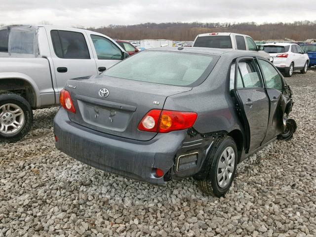 2T1BU4EE0AC425881 - 2010 TOYOTA COROLLA BA GRAY photo 4