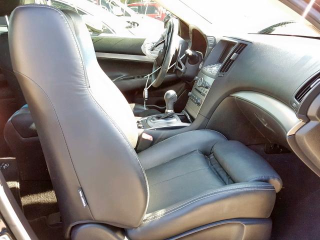 JN1CV6AP2CM621916 - 2012 INFINITI G37 BASE BLACK photo 5