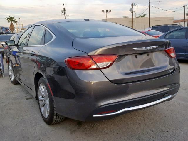 1C3CCCAB1GN162193 - 2016 CHRYSLER 200 LIMITE SILVER photo 3