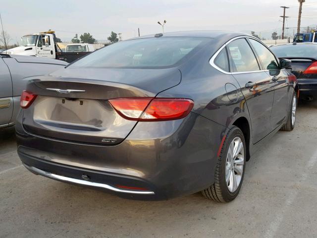 1C3CCCAB1GN162193 - 2016 CHRYSLER 200 LIMITE SILVER photo 4