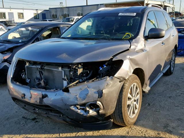 5N1AR2MN7GC661413 - 2016 NISSAN PATHFINDER GRAY photo 2