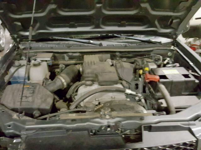 1GCESCF97C8141130 - 2012 CHEVROLET COLORADO L GRAY photo 7